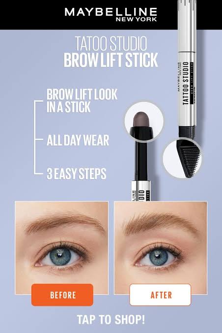 MAYBELLINE Delineador de cejas Tattoostudio Brow Lift Soft Brown Maybelline 1.1 g